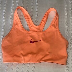 Nike Women's Vibrant Orange Sports Bra